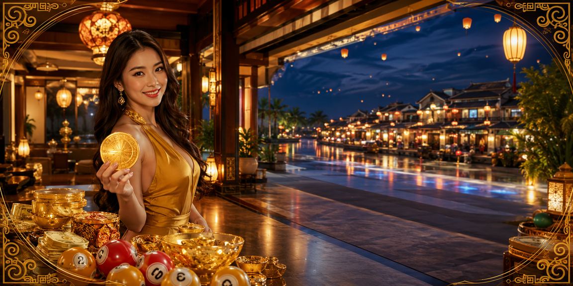 Đèn lồng Hội An trang trí lễ hội – không khí may mắn phù hợp với chủ đề jackpot