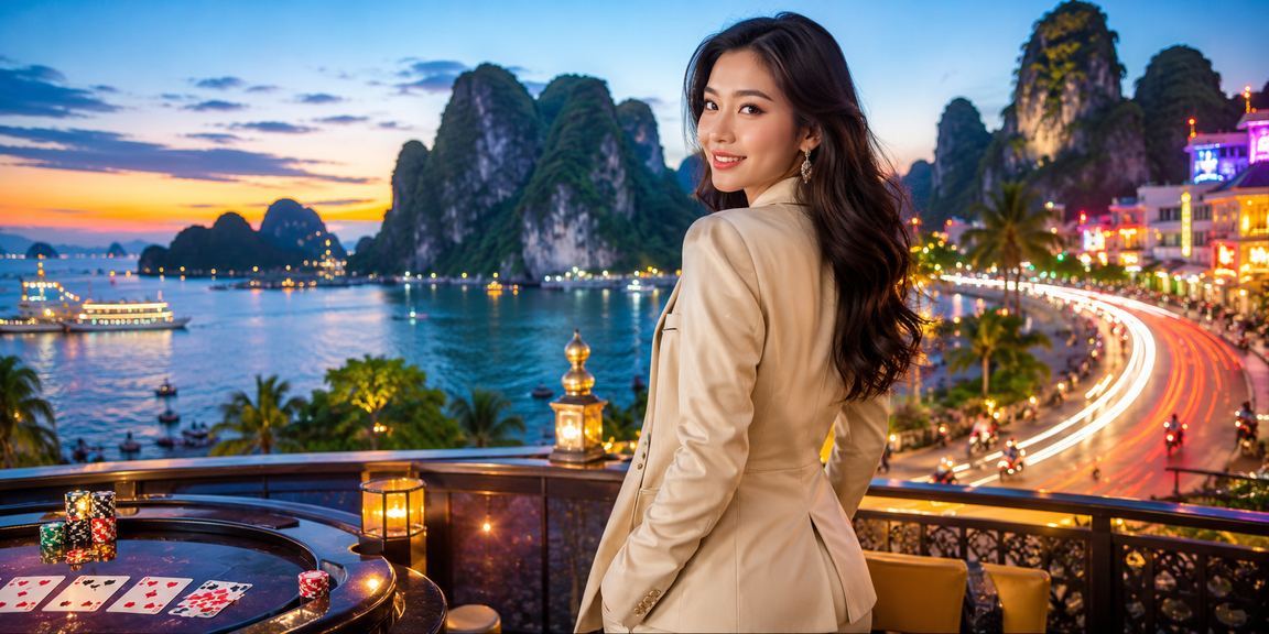 Người chơi trải nghiệm các trò game bài tại bãi biển Ninh Bình